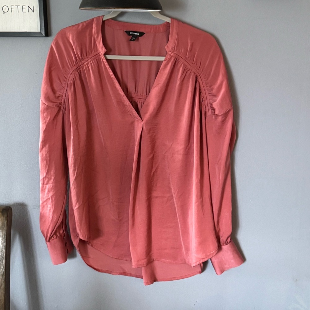 Express Blush Pink Blouse - Size S